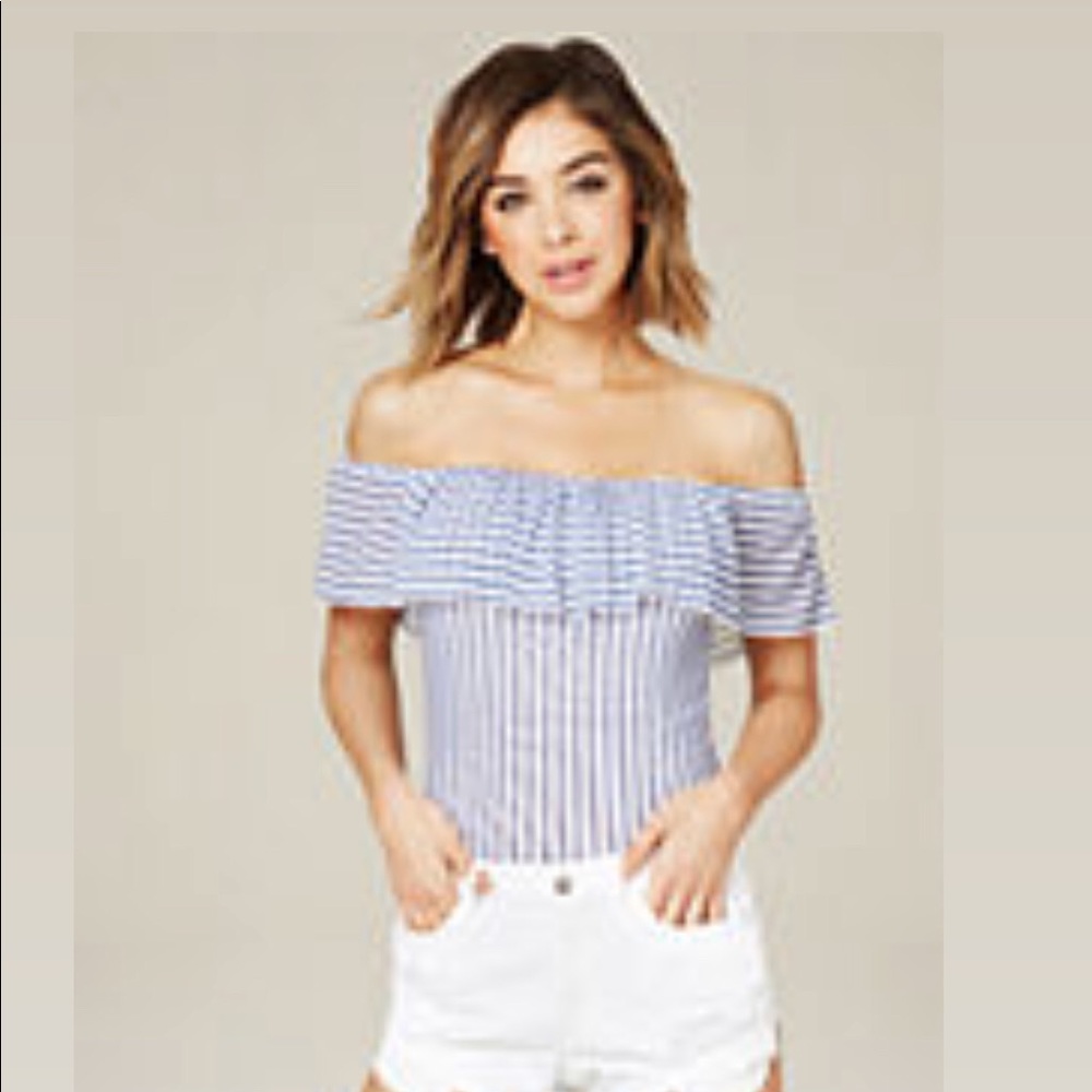 Bebe Off The Shoulder Bodysuit